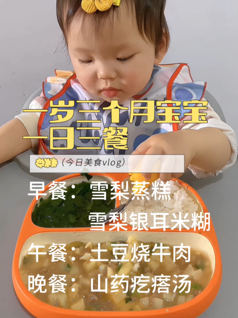 一岁三个月宝宝营养食谱指南