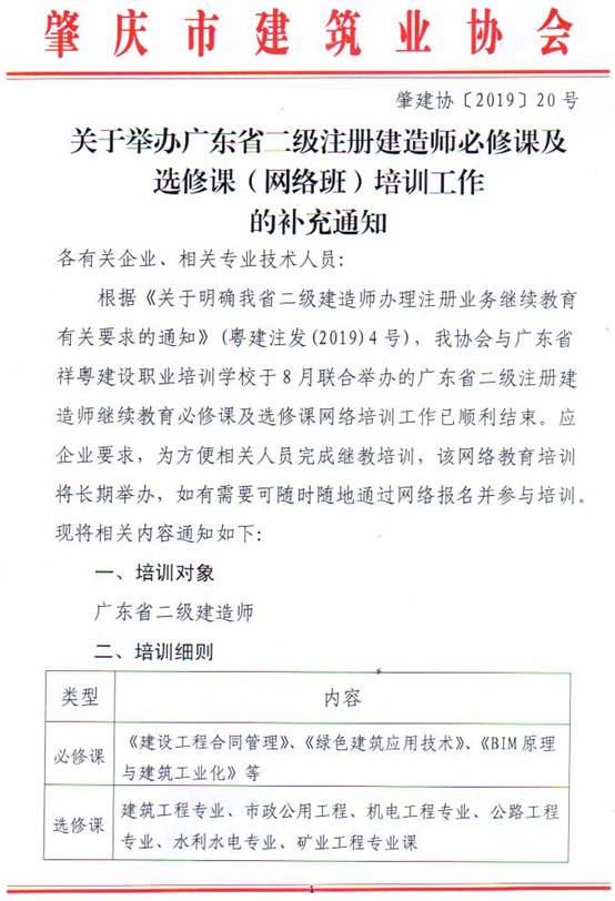 广东省二级建造师继续教育的重要性及其影响